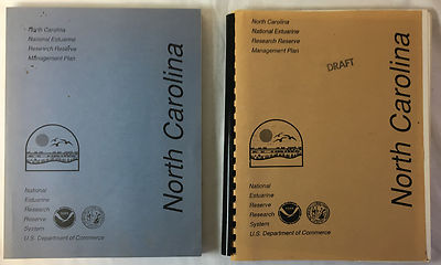 1990 NORTH CAROLINA ESTUARINE RESEARCH RESERVE MANAGEMENT PLAN Draft and Final