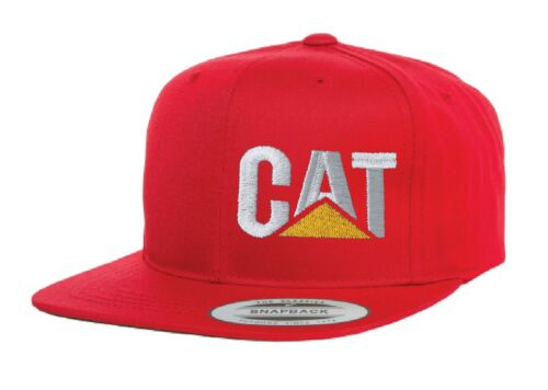 CAT Hat Cap Caterpillar Flat Bill Snapback - Picture 6 of 6