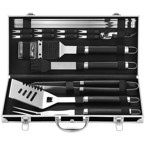 Grilljoy BBQ Accessories Grill Tools Set - 22PCS Stainless Steel Barbecue Gri...