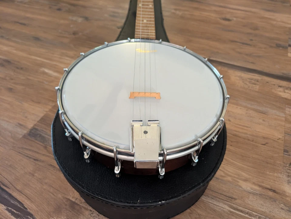 John Grey And Sons 25 Fret 5 String Vintage Banjo W/Original Case England - Image 4 of 4