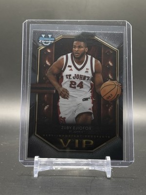 2025 Bowman Chrome Zuby Ejiofor VIP-24 VIP St. John's Red Storm Basketball
