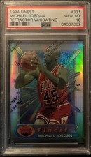 1994 Topps Finest Refractor w/ Coating #331 Michael Jordan PSA 10 GEM MINT