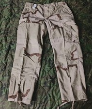 GENUINE USGI MILITARY DCU TROUSER DESERT COMBAT UNIFORM PANTS CARGO BOTTOMS LS