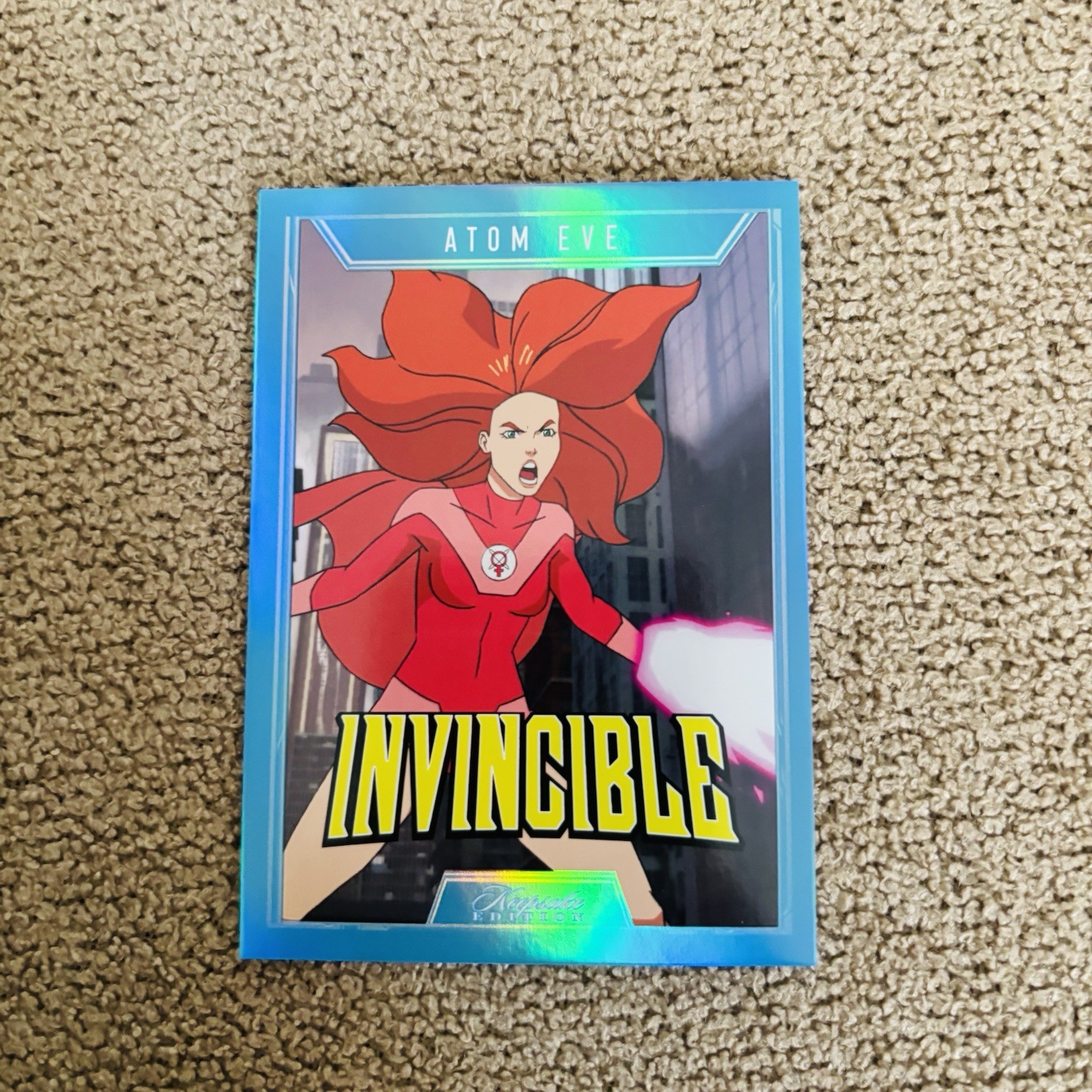 SDCC 2025 Invincible Keepsake Invincible BLUE Atom Eve #69