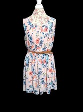 By & By Floral Dress with Belt