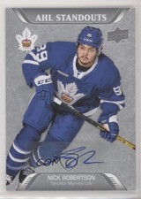 2020-21 Upper Deck AHL Standouts Auto Nick Robertson #243 Auto 03cb