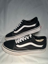 Vans Old Skool Classic Skate Shoes Black  White Unisex Men's 5.5 Women's 7.0