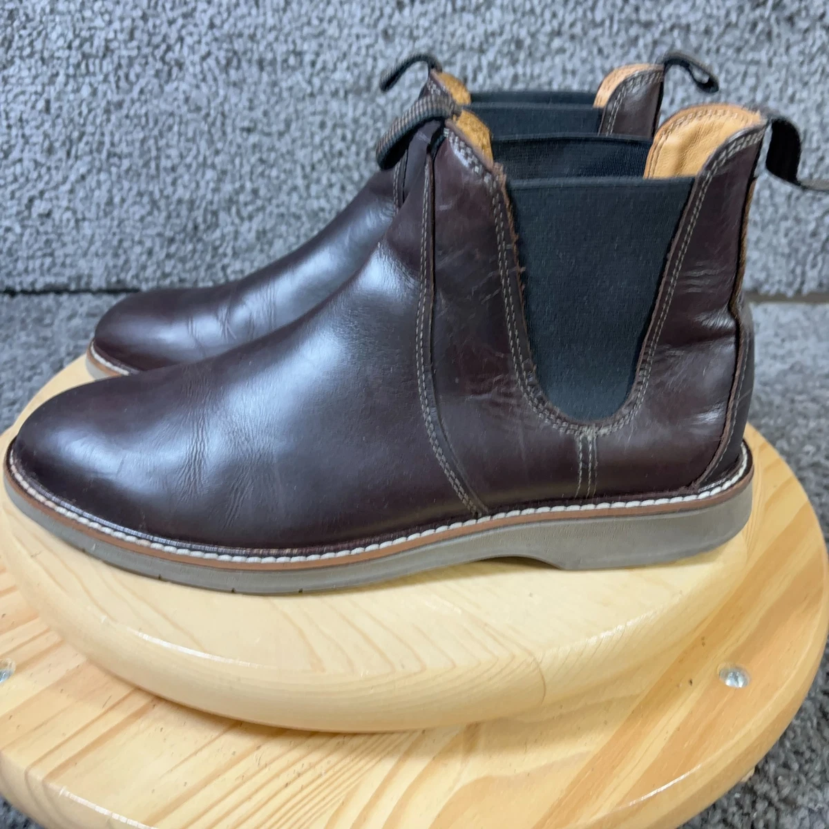 Cole Haan Brown Leather Chelsea Ankle Boot Mens Size 10M Pull On Casual Nikeair COLEHAAN - ASHOEHUB.COM main image 2