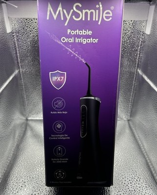 My Smile Portable Oral Irrigator Water Floss 5 Built In Modes SEALED