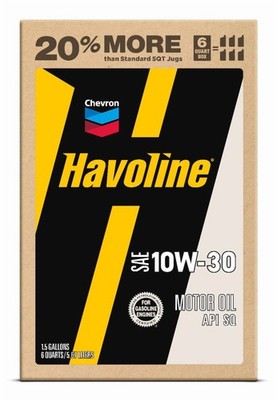 Chevron Conventional Motor Oil 10W-30 6 Quart Smart Change Box