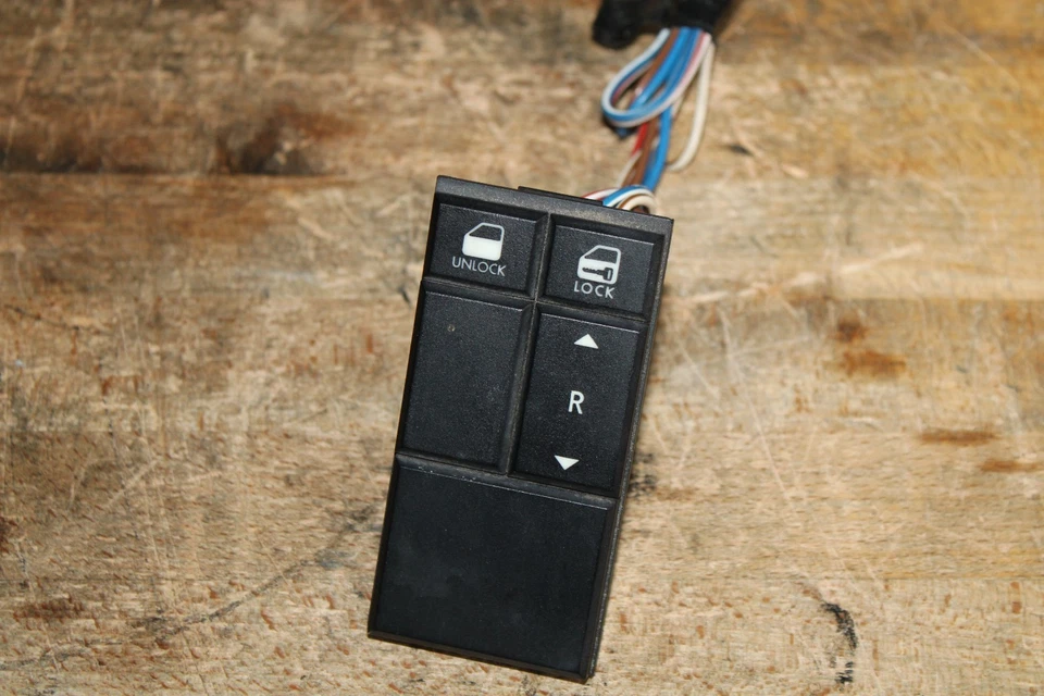 OEM 87-93 Cadillac Allante Right Door Power Electric Window Lock Switch Assembly - Image 2 of 4