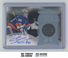 2024-25 Upper Deck The Cup Signature Pucks Ilya Sorokin /25 #SP-IS New York
