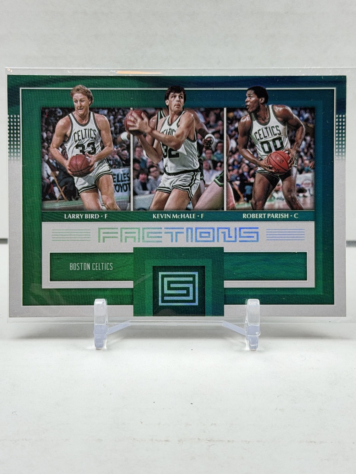 2017-18 Panini Status - Factions Larry Bird, Robert Parish, Kevin McHale #27