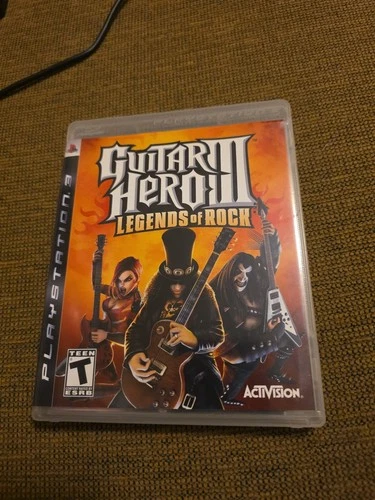 Guitar Hero III: Legends of Rock  (Sony PlayStation 3, 2007) PS3 Cib Complete