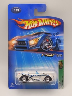 Hot Wheels 2005 - Treasure Hunts 3/12  - '58 Corvette Coupe Redline DDRR - white