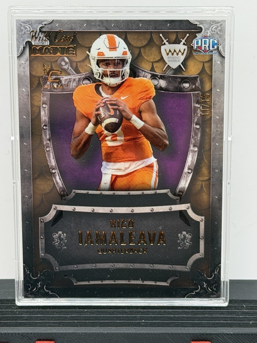 2025 Wild Card Matte Nico Iamaleava Weekend Warrior Rookie 11/15