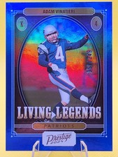 2024 Panini Prestige - Living Legends Adam Vinatieri #/249