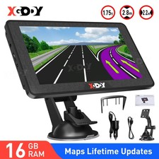 XGODY GPS Navigtaion Bluetooth Motorhome Sat Nav for Car Truck HGV LGV Caravan