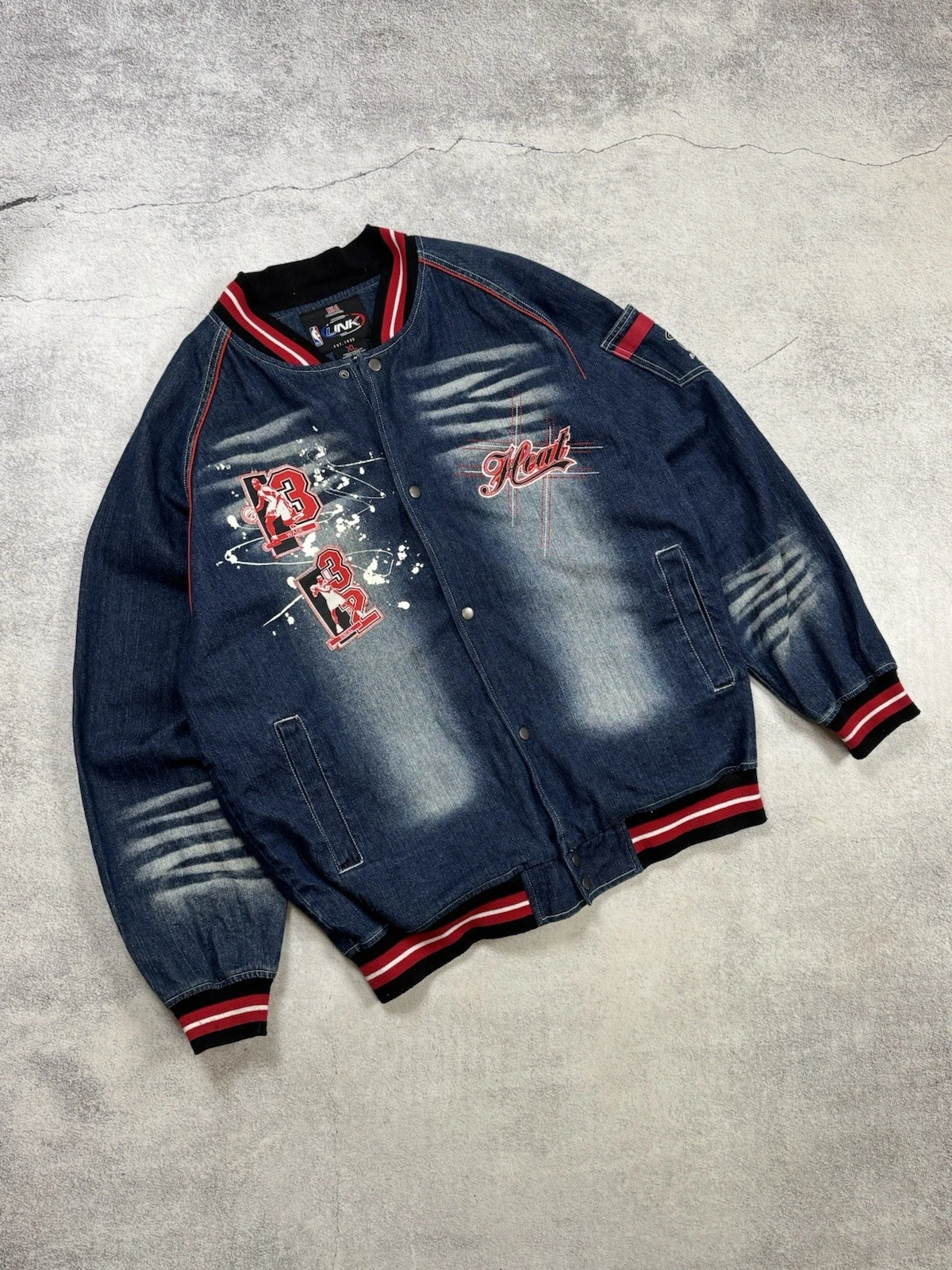 RARE 00s VTG UNK Basketball Miami Heat Jacket Signature Series Dwayne Wade Shaq
Opens in a new windo