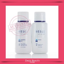 Obagi Nu Derm Foaming Gel  Toner 6.7oz 200ml Set NEW SEALED FAST SHIP