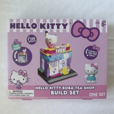 Hello Kitty Boba Tea Shop Build Set 158 Pieces with Hello Kitty Figure