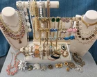 LARGE VINTAGE ESTATE COSTUME JEWELRY LOT A