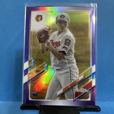 2021 Topps Chrome NPB #78 Haruki Ohmichi Purple Refractor #/299