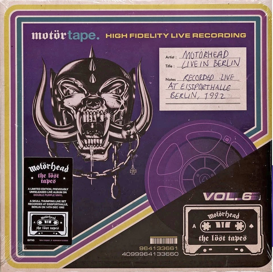 MOTORHEAD LP x Lost Tapes Vol.6 PURPLE VINYL Live In Berlin 1992 BOX Set In sto - Image 2 of 4
