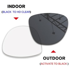 Transition Clear to Black Replacement Lenses for Ray-Ban Meta Gen 2 RW4014 52mm