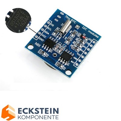 RTC DS1307 AT24C32 IIC Real Time Clock Modul Temperatur Arduino & Raspberry Pi