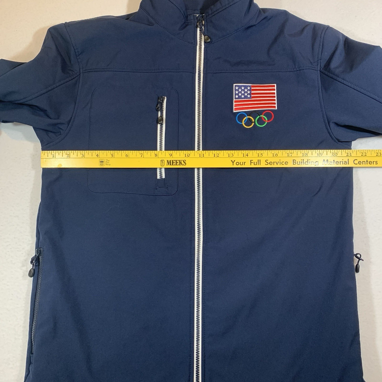 Olympic Team USA Hershey Softshell Jacket Windbre… - image 16