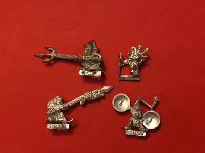Citadel GW Metall Warhammer Night Goblin Squig Herders x4 