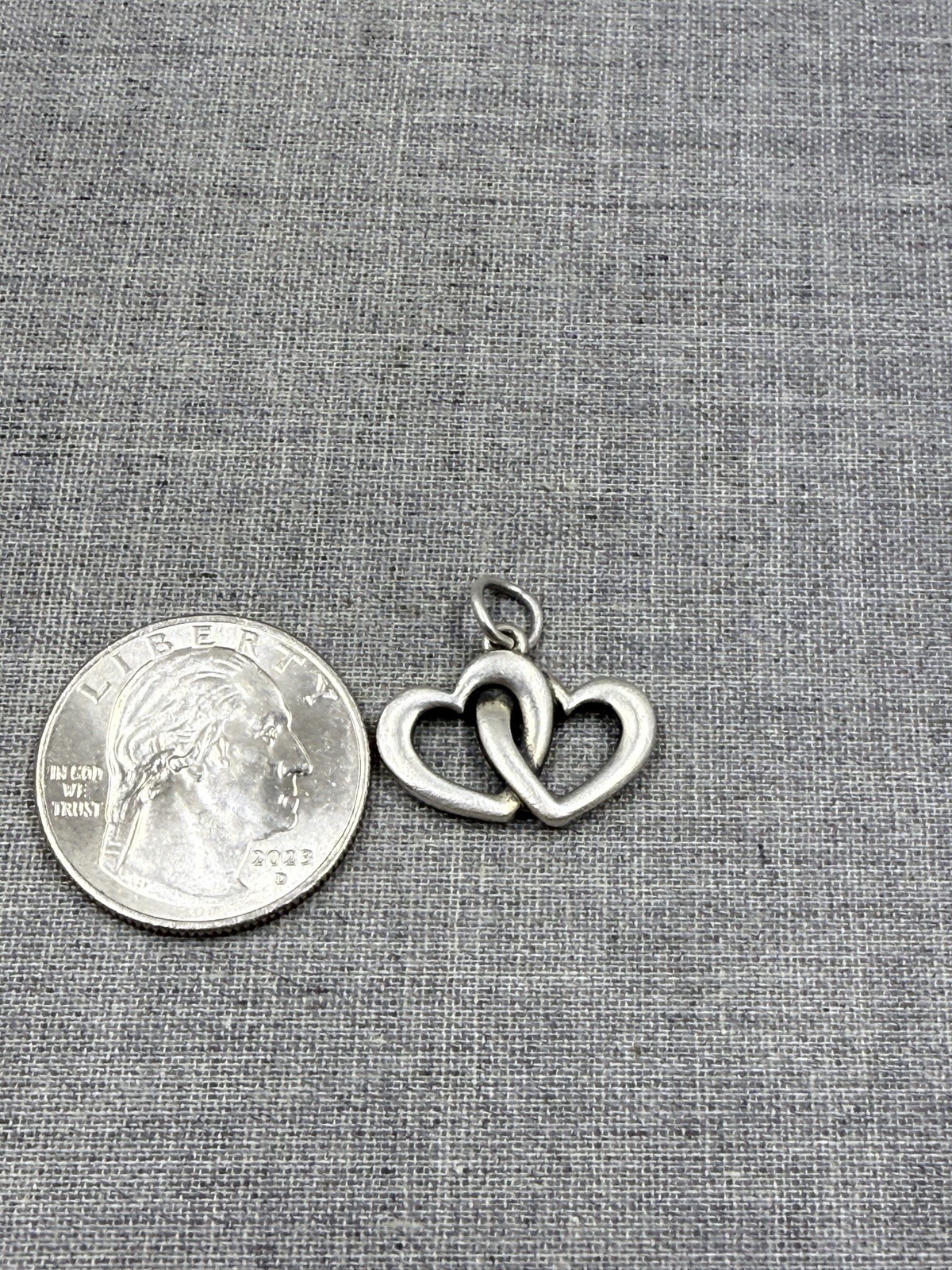 James Avery Double Interlocking Hearts Sterling S… - image 3