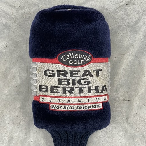 CALLAWAY GOLF CLUB HEAD COVER SOCK GREAT BIG BERTHA Sole Plate #1 WAR BIRD - Picture 2 of 3