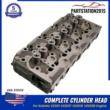 Fits Kubota V2203 V2203T V2203E V2203B Engine Complete Cylinder Head 19077-03048