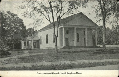 Congregational Church North Reading Massachusetts~ Frank Swallow Pub~ c1910