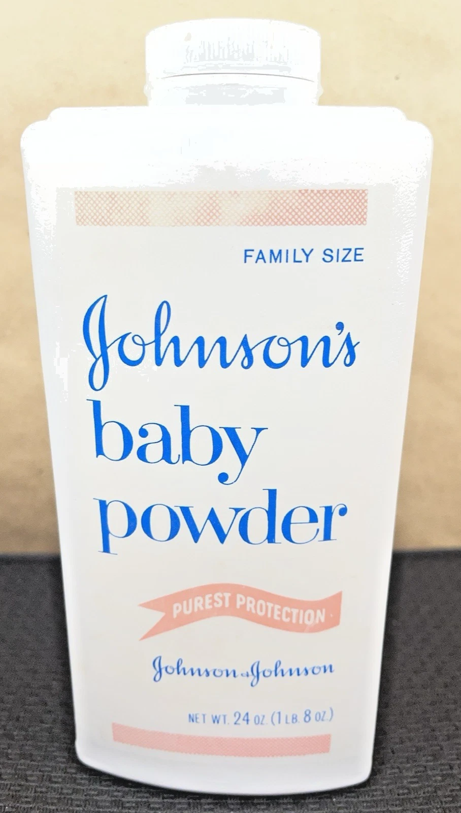 Johnsons Baby Powder 24 oz Purest Protection Talc Prop Twist Vintage