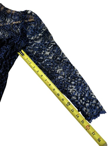 Vestido De Colección Gunne Sax Años 80 Azul Real Encaje Victoriano Gótico Talla 3 EE. UU. - LEER POR FAVOR - Imagen 16 de 21