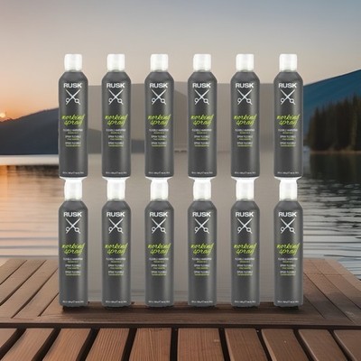 12 PACK   RUSK WORKING SPRAY FLEXIBLE MEDIUM HAIR HOLD HAIRSPRAY 10 OZ CASE LOT