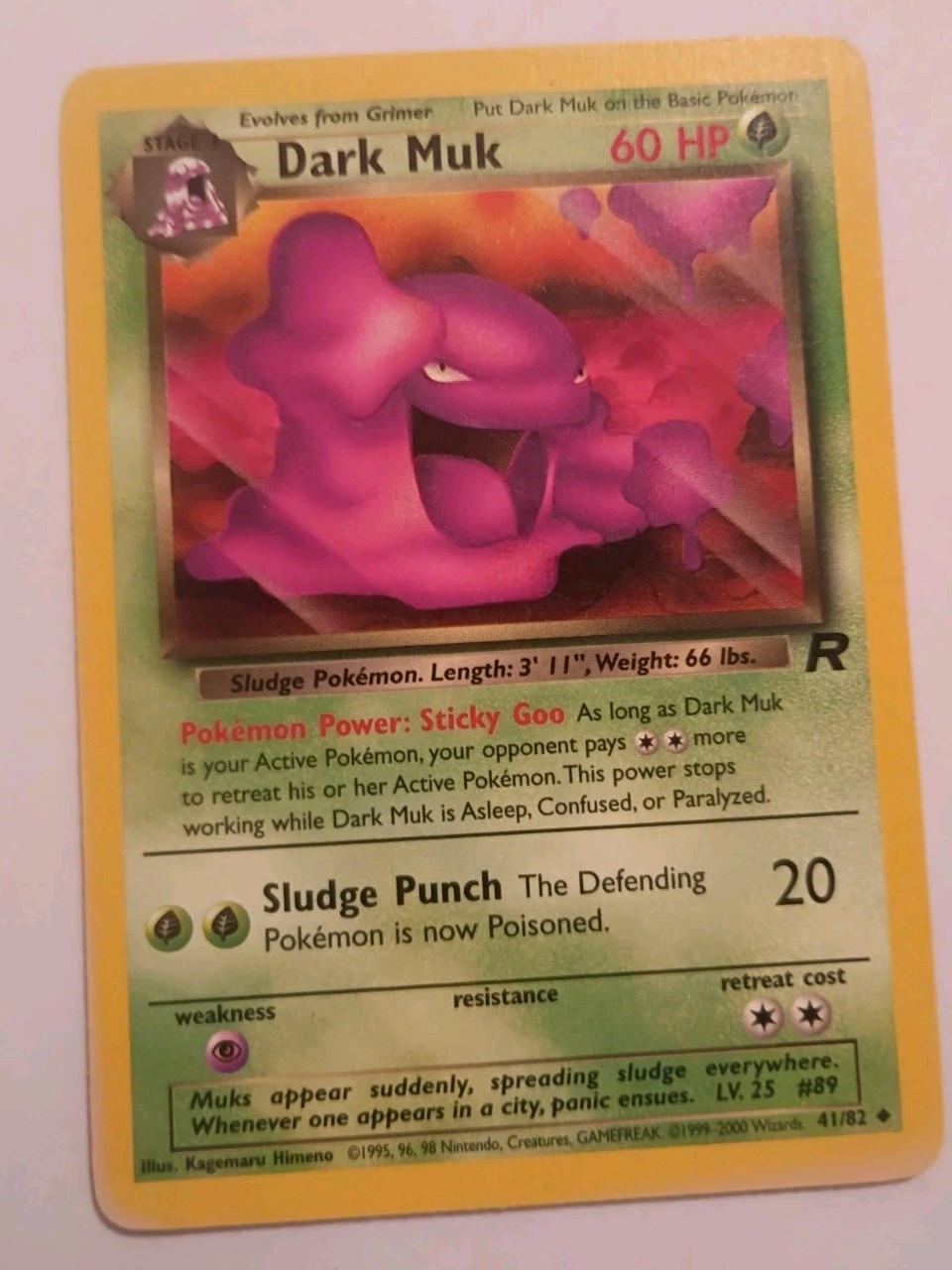 Dark Muk 41/82 - Team Rocket Unlimited - TCG NM