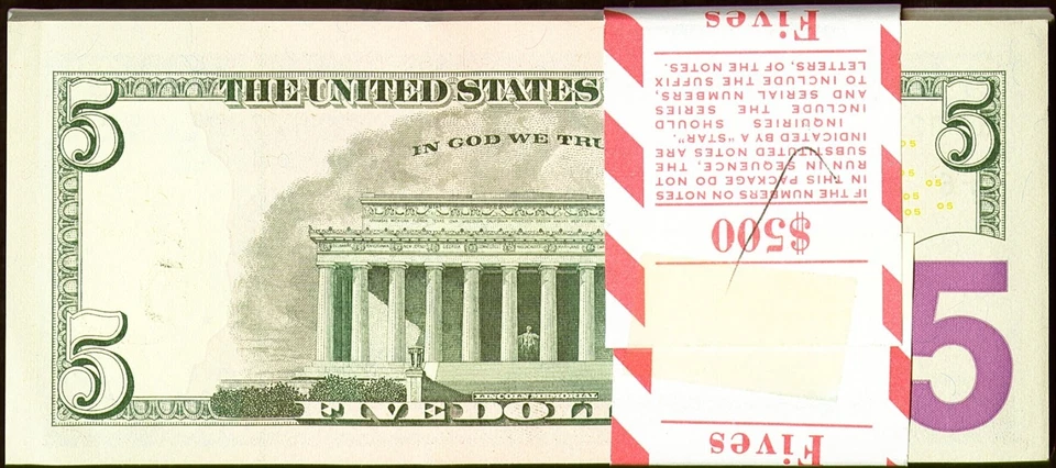 $5 2006 Fr. 1993-F* Federal Reserve ATLANTA Pack 100 Star Notes Consecutive UNC - Image 2 of 3