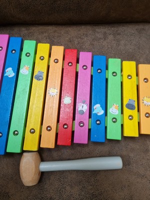 Wilko Wooden Xylophone With Animals On