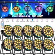 120W RGBW 18LED Par Effect Stage Light DMX512 DJ Disco Club Party Show Lighting