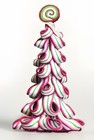 Glitter Clay Dough Striped Candy Christmas Tree Holiday Decor