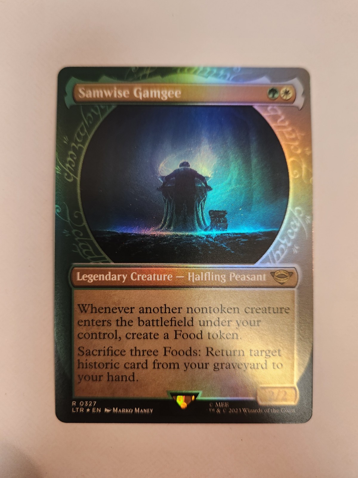 Samwise Gamgee (Showcase) #327 (Foil) (NM) Lord of the Rings LTR Magic MTG
