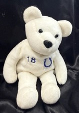Salvino's Bammers Manning 18 White Beanie Bear