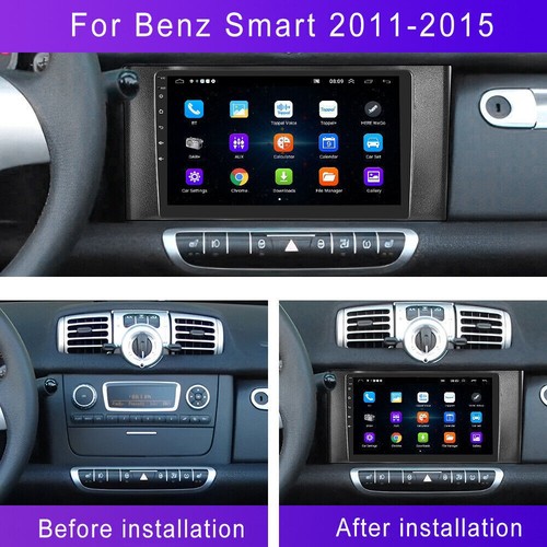Für Smart Fortwo 451 2010-2015 Android 14 Autoradio GPS Navi Carplay WIFI 2+32G - Bild 4 von 15