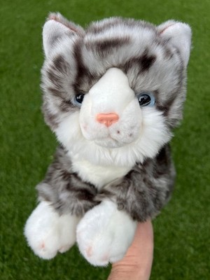 Keel Toys Jade Kayla Grey Tabby Cat Kitten Soft Plush Toy cats protection
