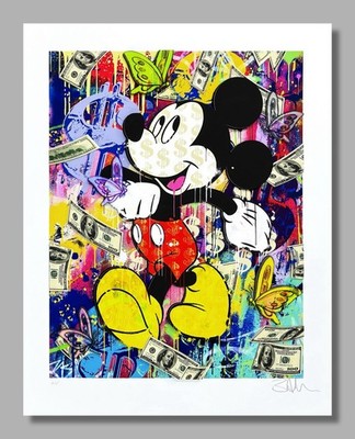 BEN ALLEN   Mickey Butterfly   3D-Konstruktion 2022, handsigniert und nummeriert