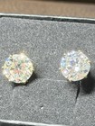 6ct Moissanite Silver Stud Earrings — photo 1